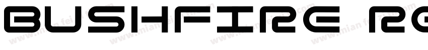 Bushfire Regular字体转换